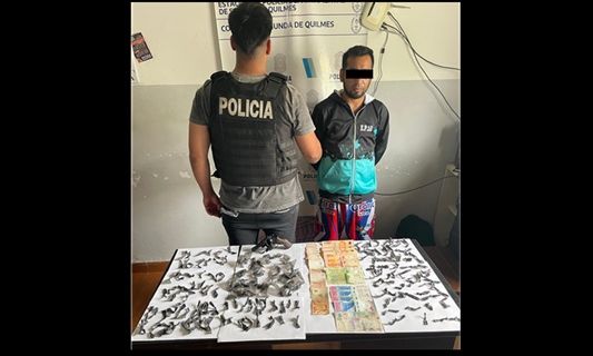 Quilmes – Allanamiento: un detenido por venta de drogas a menores
